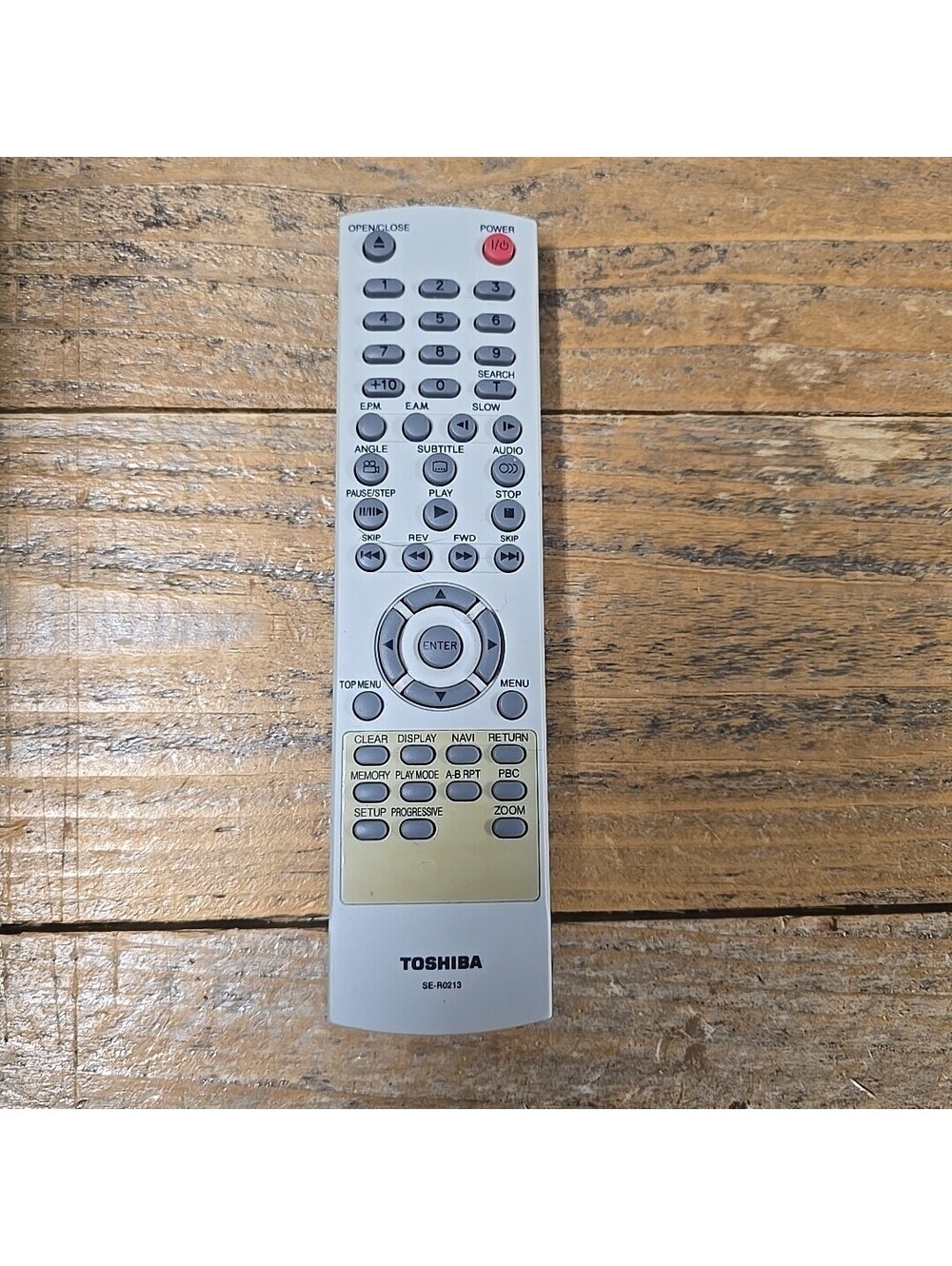 Genuine Toshiba SE-R0213 DVD Remote Control For SD3990, SD3990SC & SU Tested